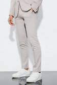 Stone Skinny Fit Cropped Suit Pants