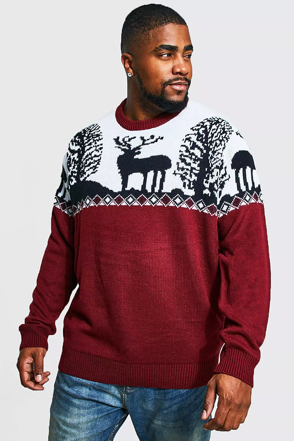 Plus size mens christmas jumpers hotsell