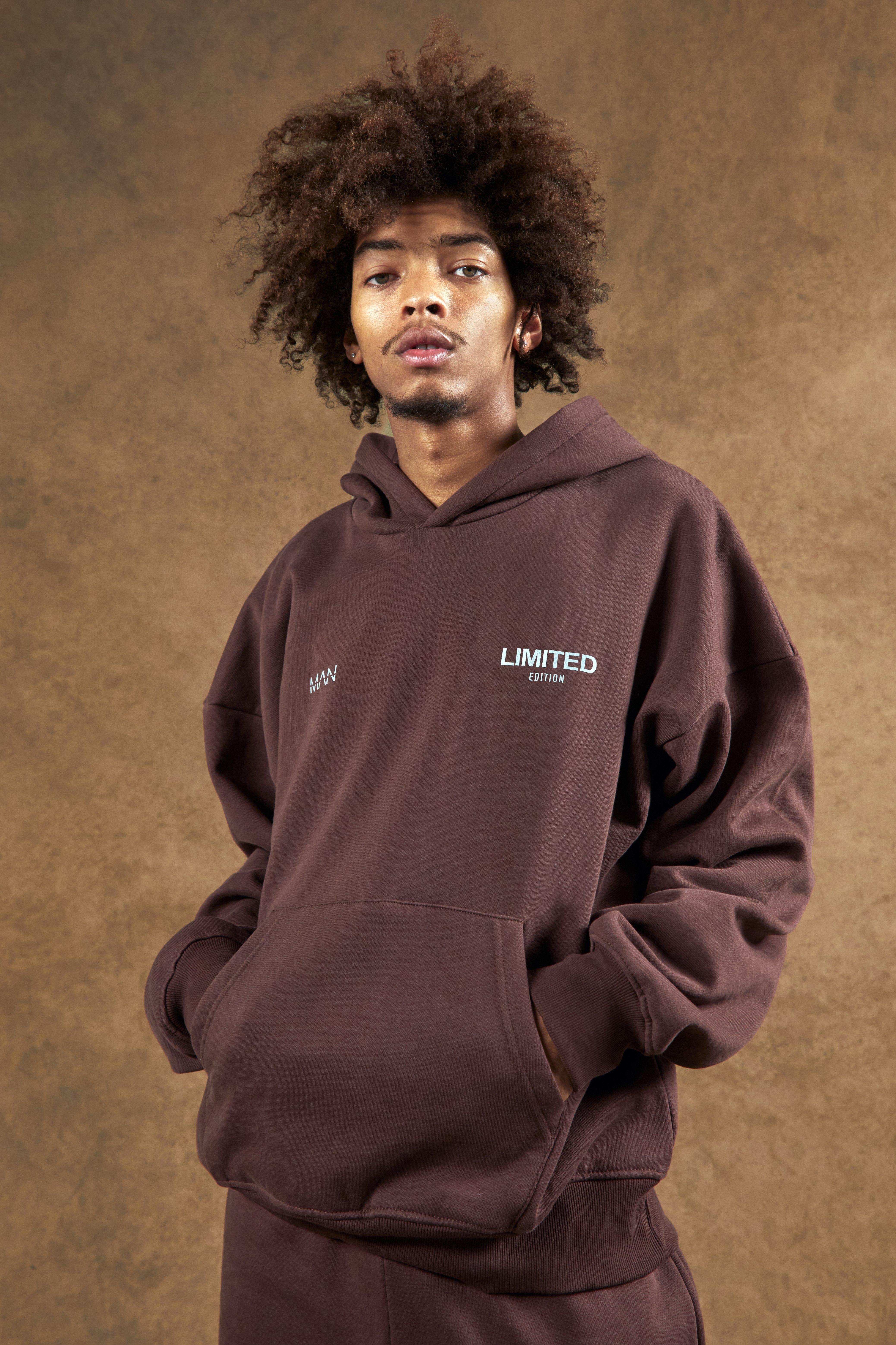 Oversized Limited Heavyweight Hoodie | boohooMAN USA