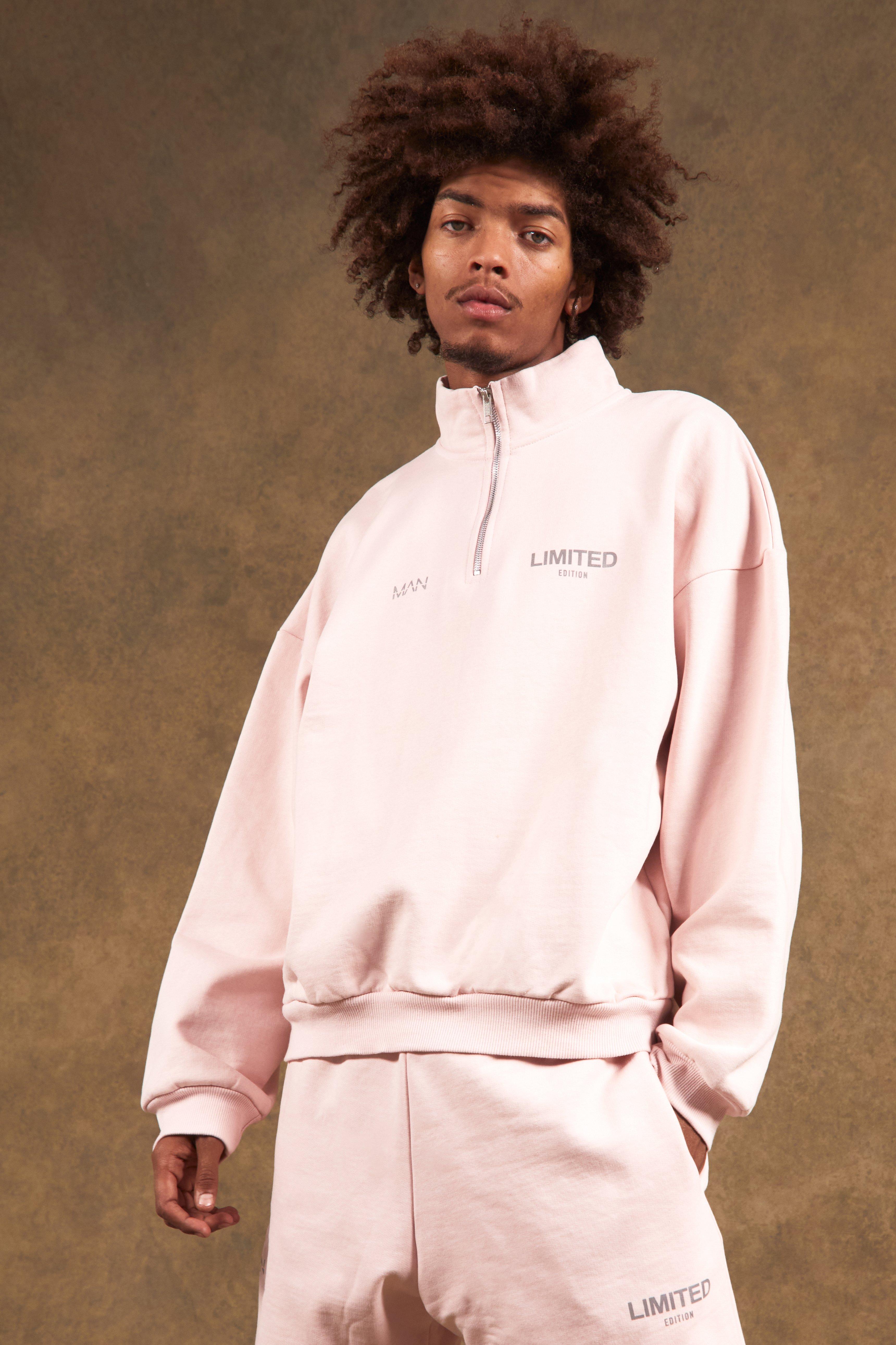 Oversized Heavyweight Limited Half Zip Hoodie