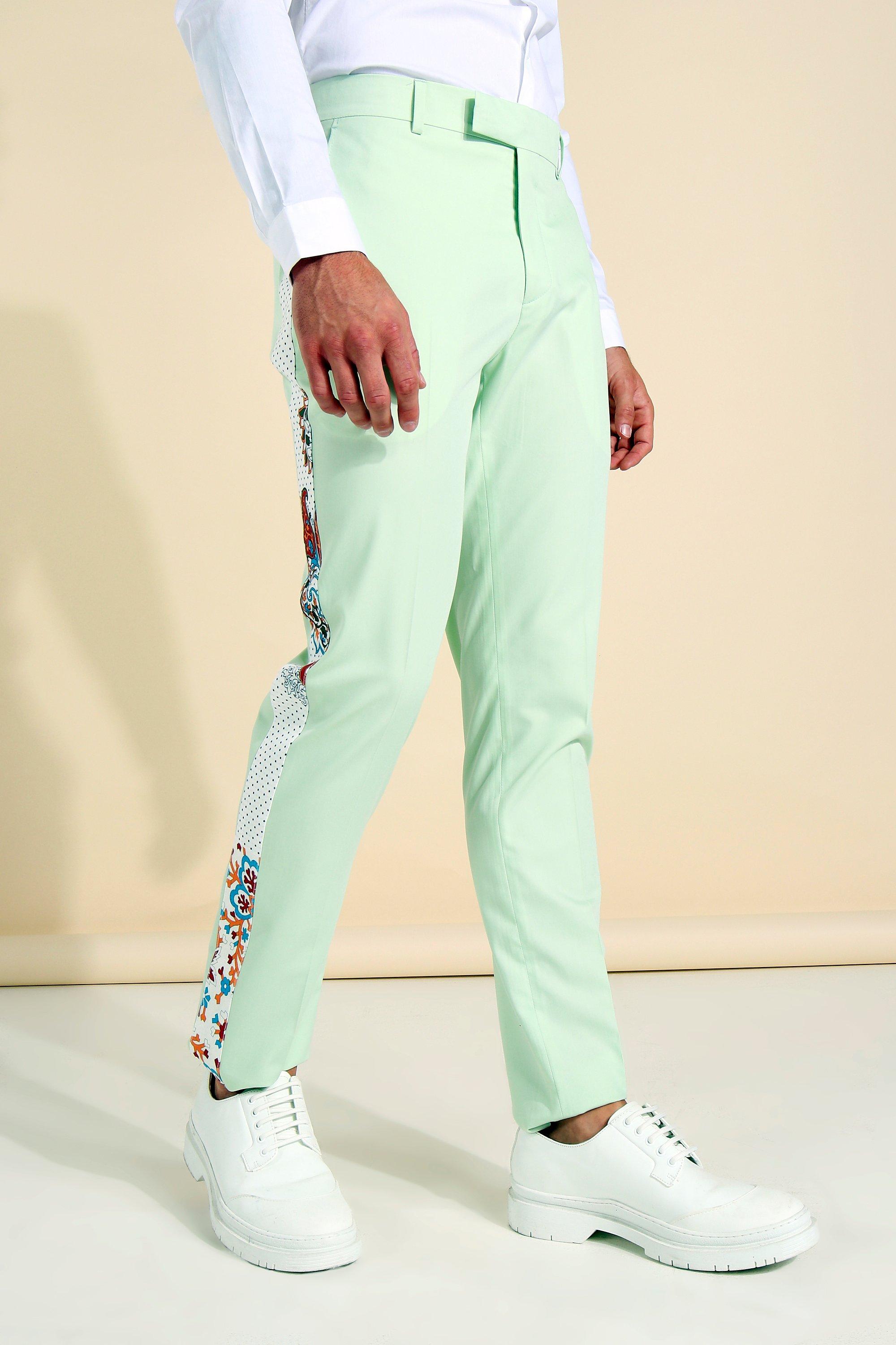 Sage Skinny Taping Suit Pants