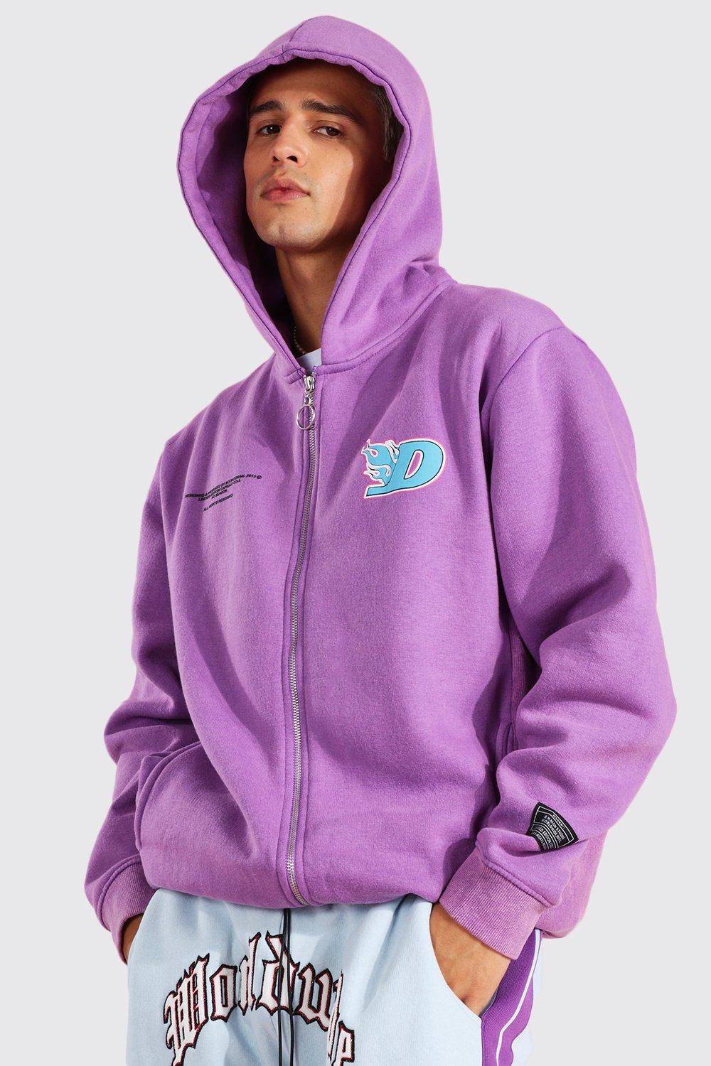 Boohooman zip best sale up hoodie