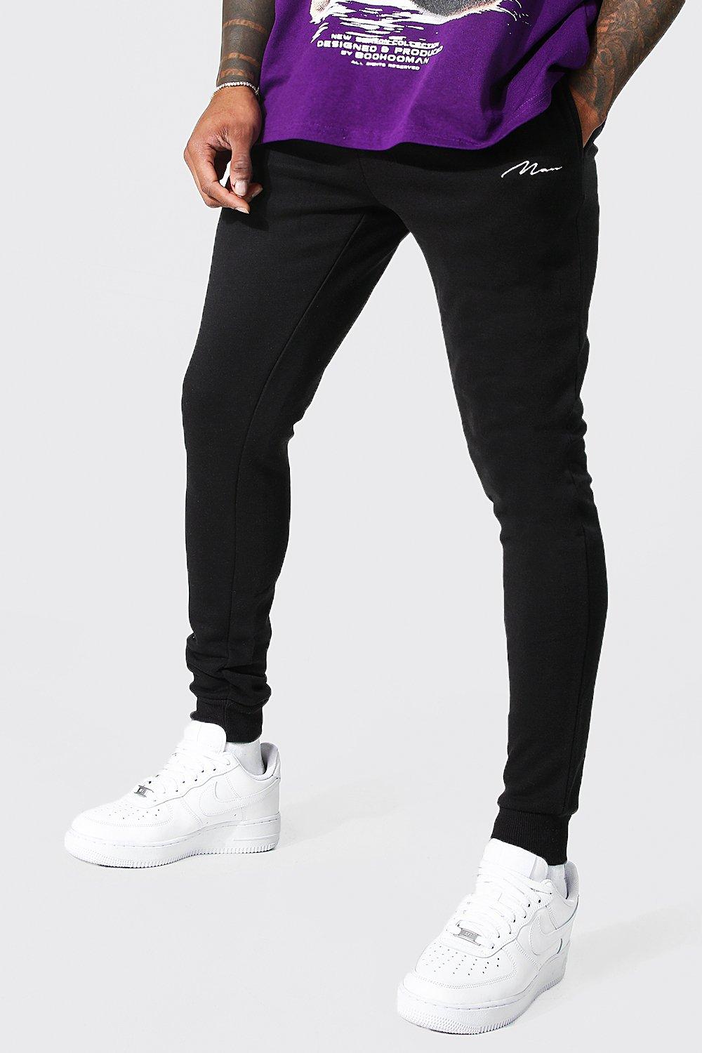 Boohooman discount signature joggers