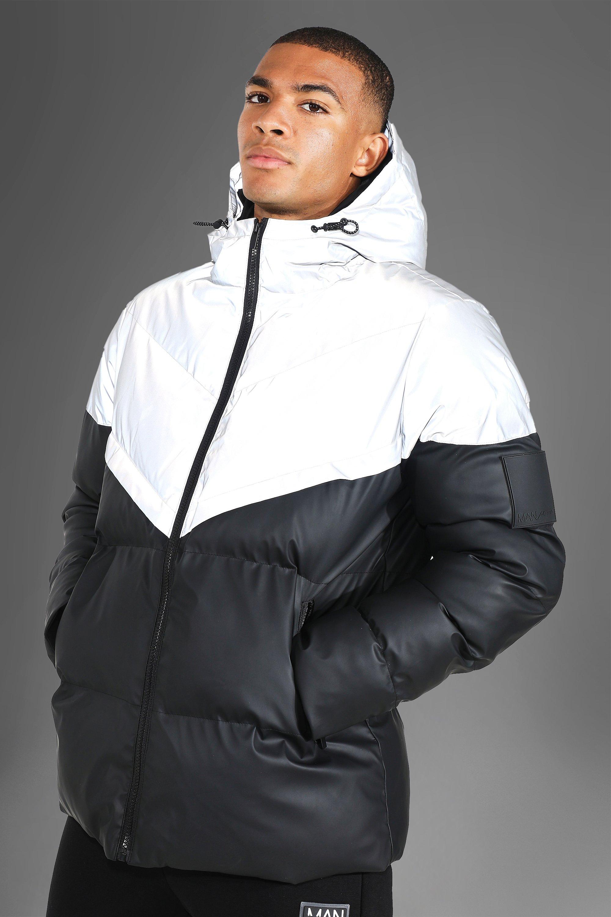 Man Active Camo Puffer Jacket