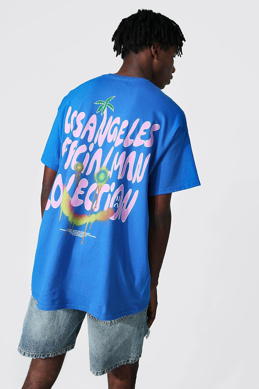 Oversized Los Angeles Back Graphic T-shirt