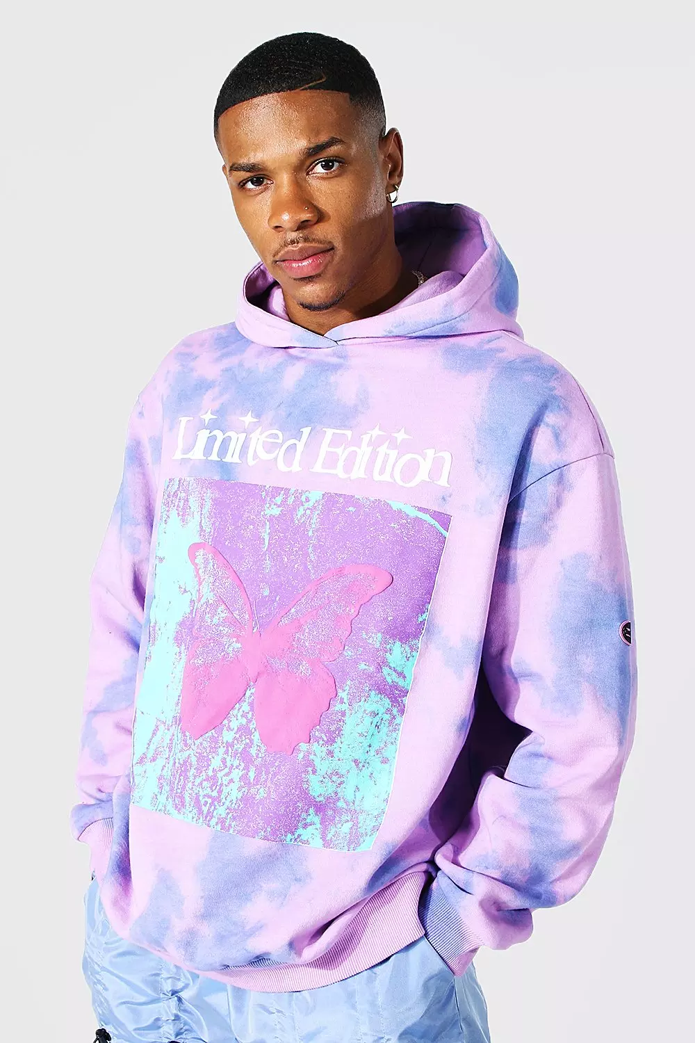 Oversized Limited Edition Tie Dye Hoodie boohooMAN