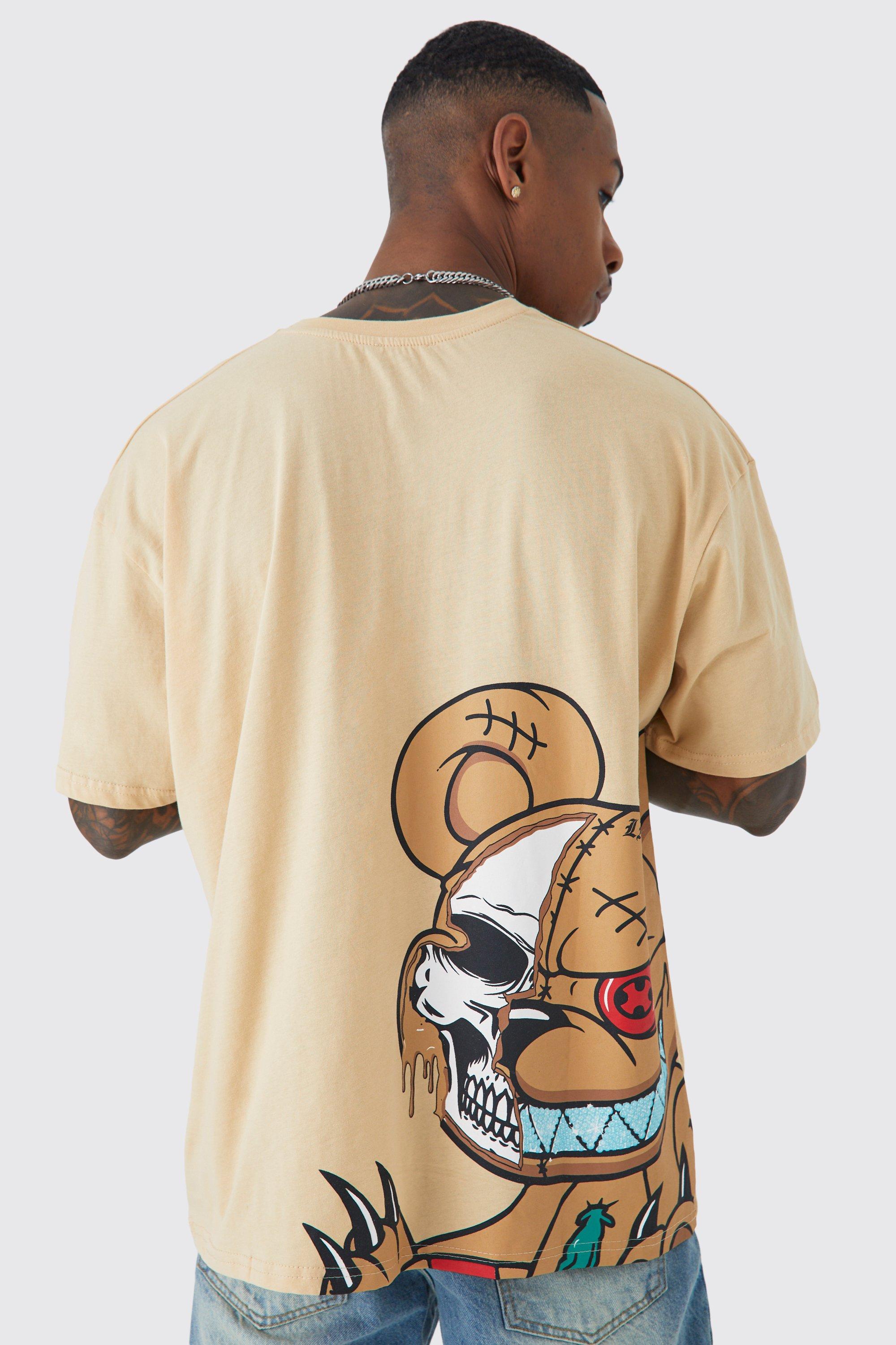 Lou Teddy Sand Mens T-shirt