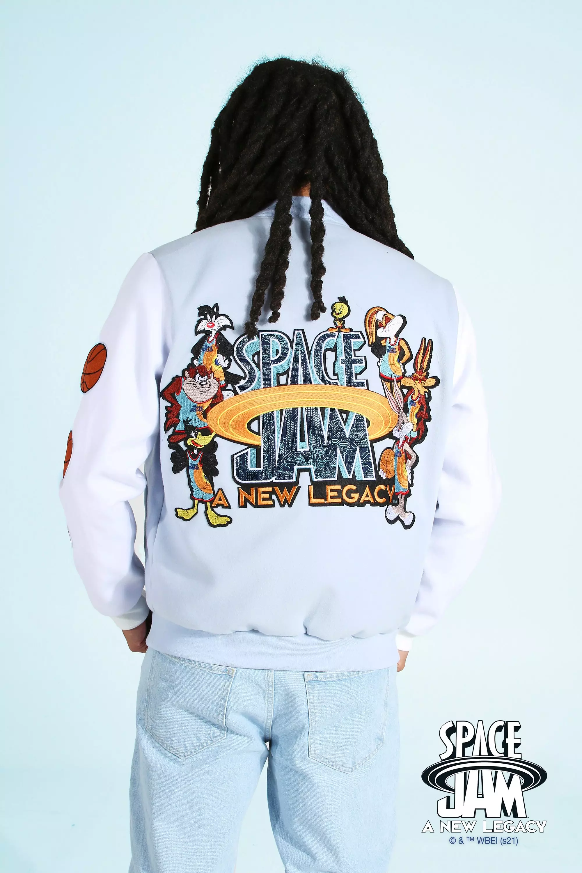 Space Jam License Bomber Jacket boohooMAN IE