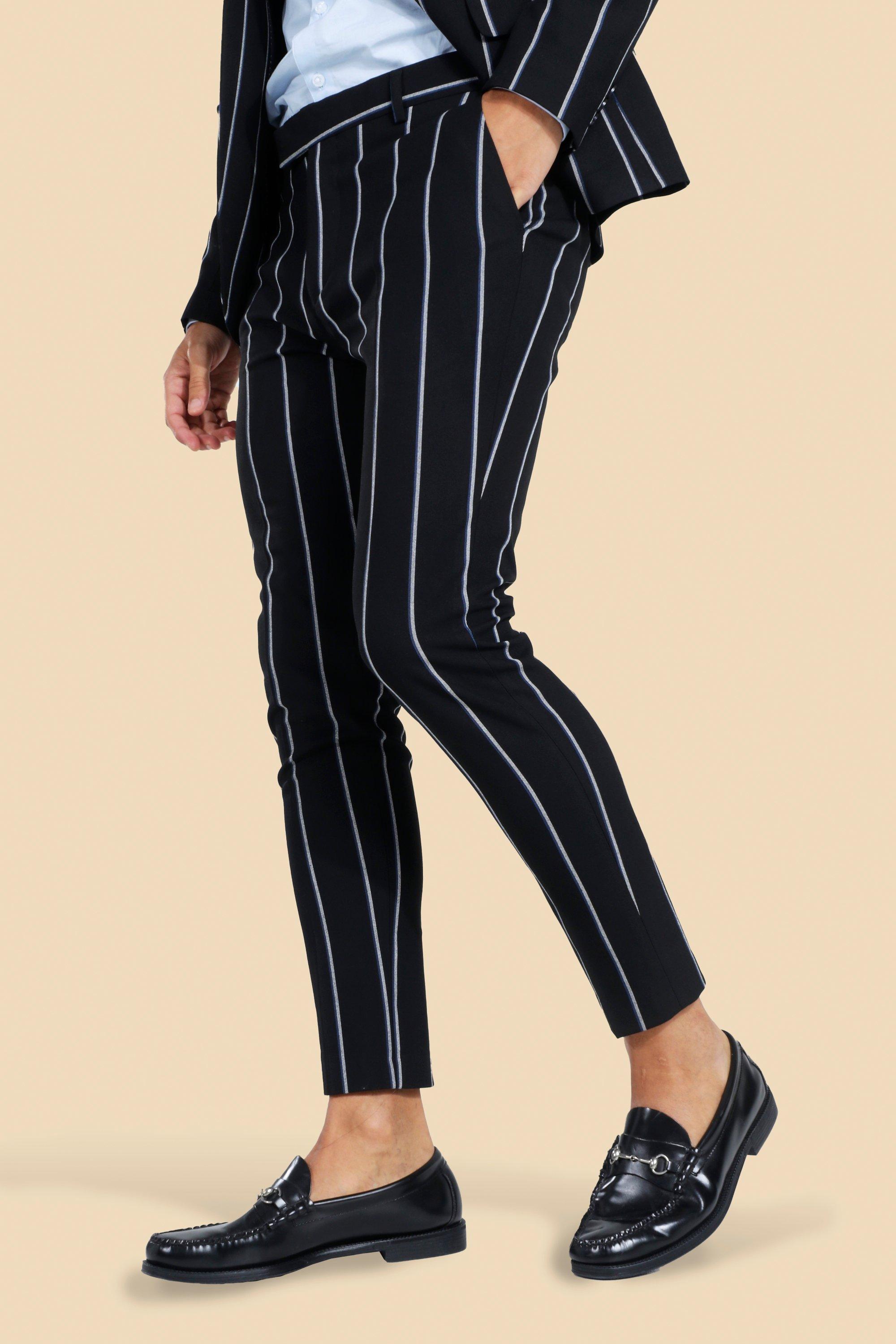 Skinny 2024 pinstripe pants