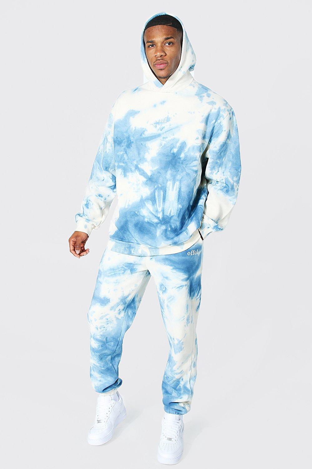 Tie dye best sale sweatsuit for men