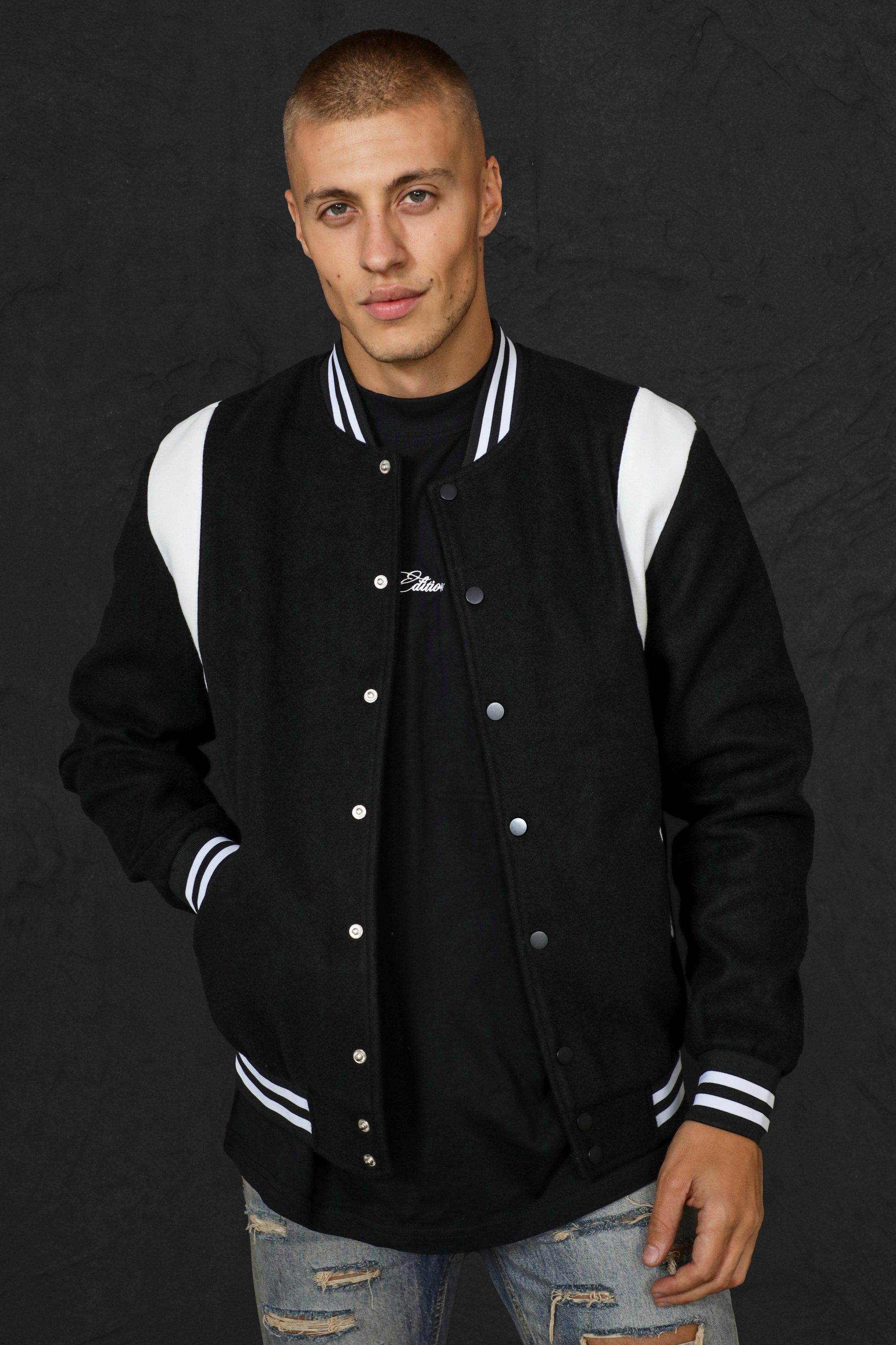 Melton bomber outlet jacket