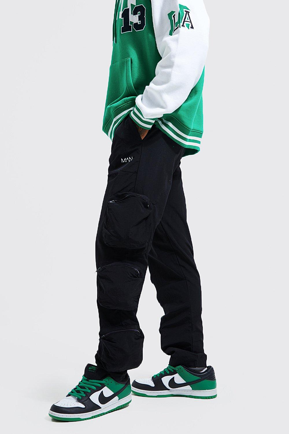 Straight Leg Shell 3d Pocket Cargo Pants