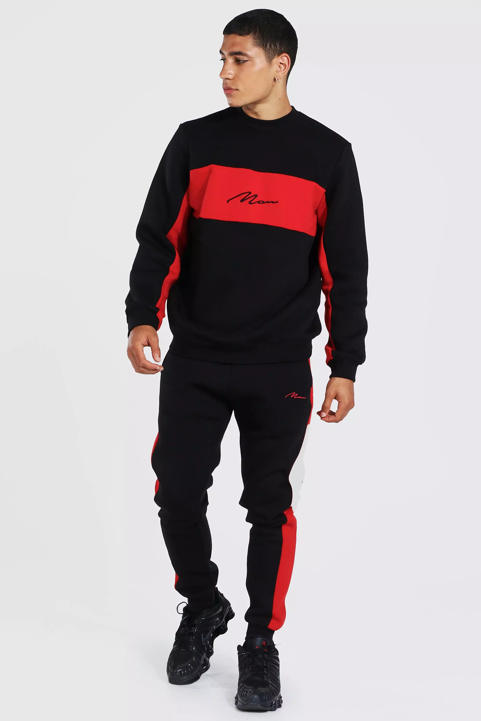 Man signature tracksuit hotsell