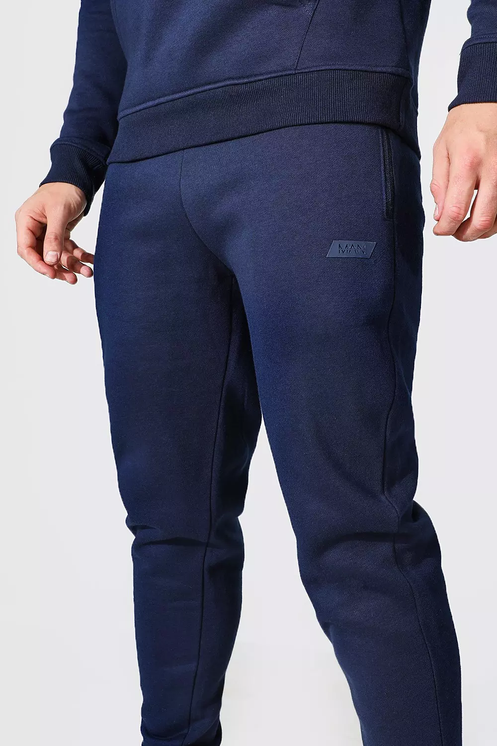 Navy Man Active Gym Joggers alternative image