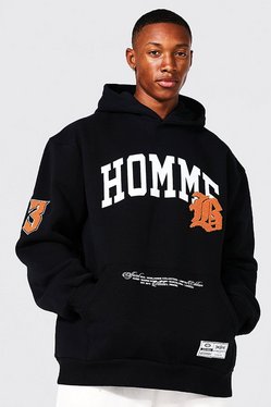 hoodie oversize homme
