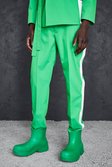 Green Skinny Suit Pants