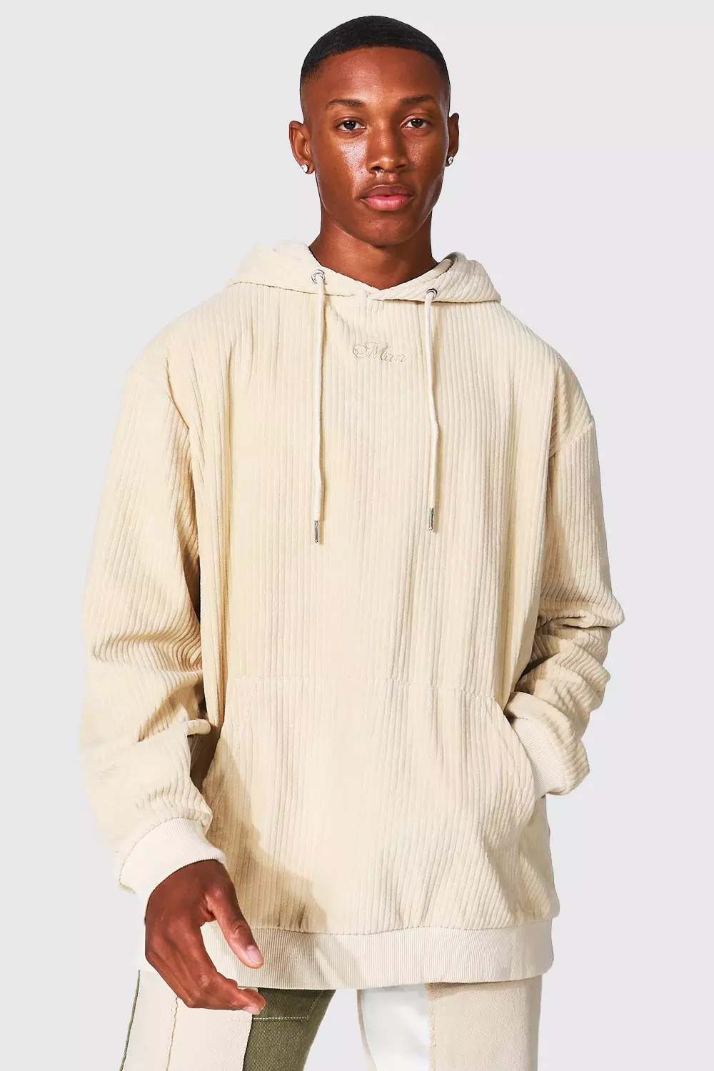 Oversized velour hoodie best sale