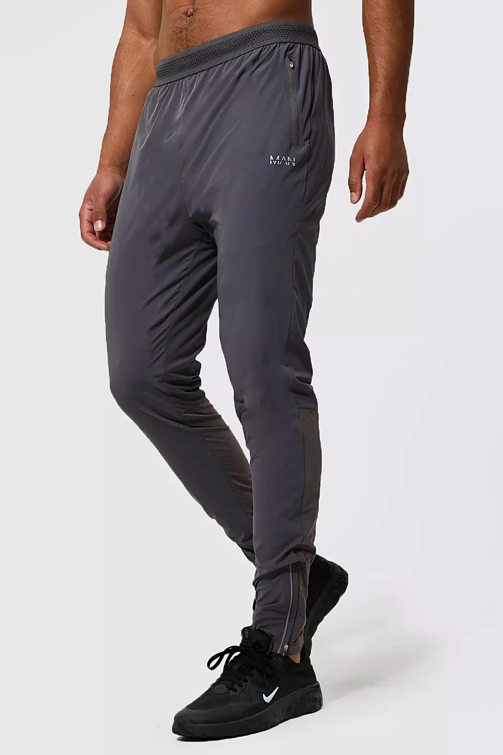 Tall Man Active Gym 2 Pack Lightweight Tapered Jogger boohooMAN UK
