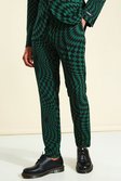 Pantalon de costume à carreaux, Green