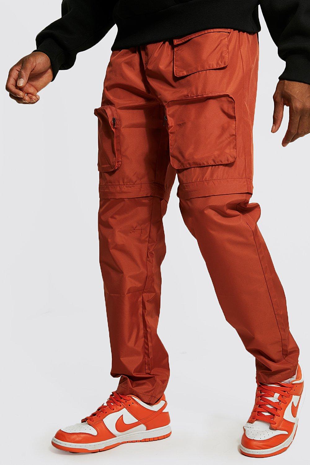 P-KON Man: Waxed pants with detachable pockets