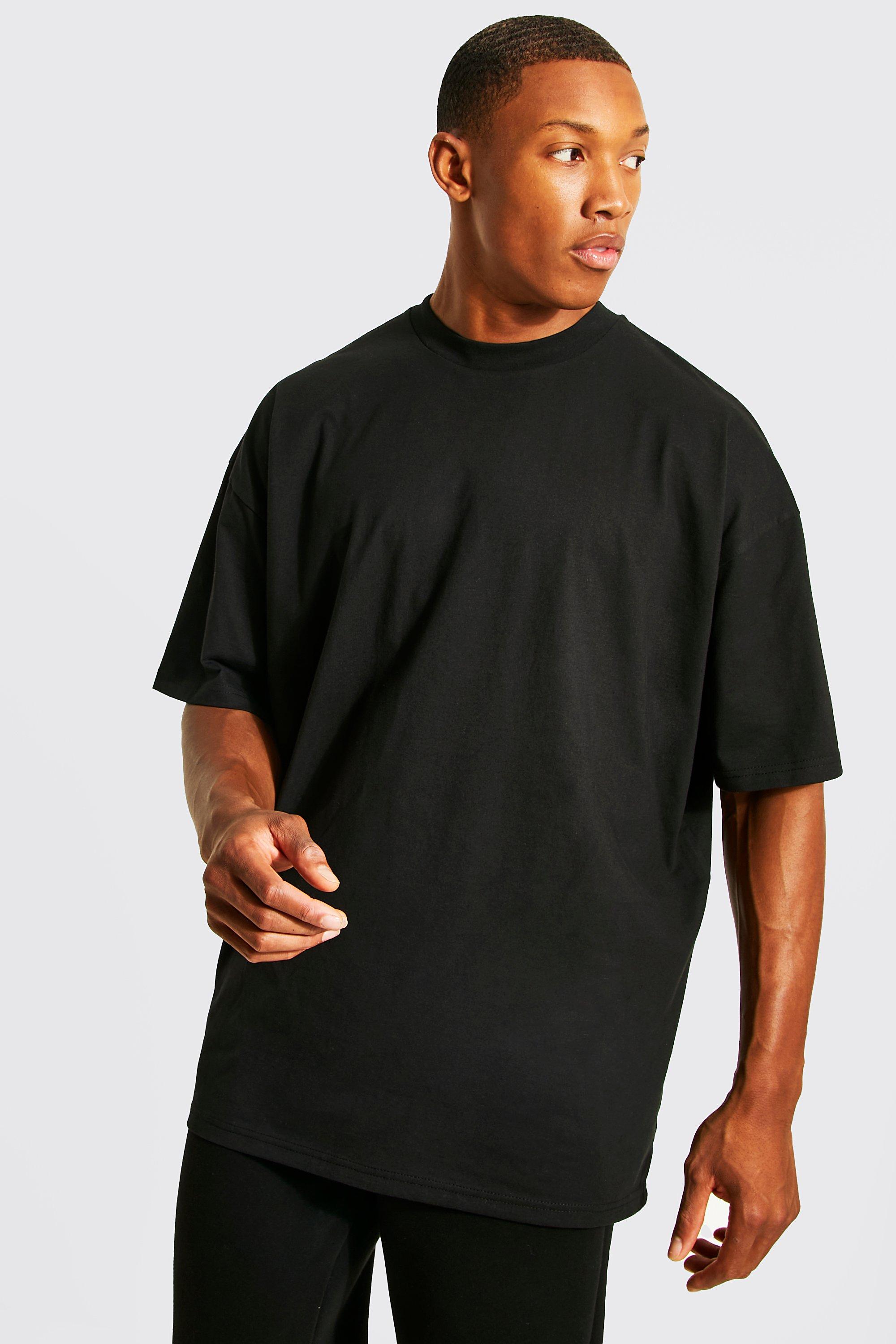 Man Active Gym Oversized Side Split T-Shirt