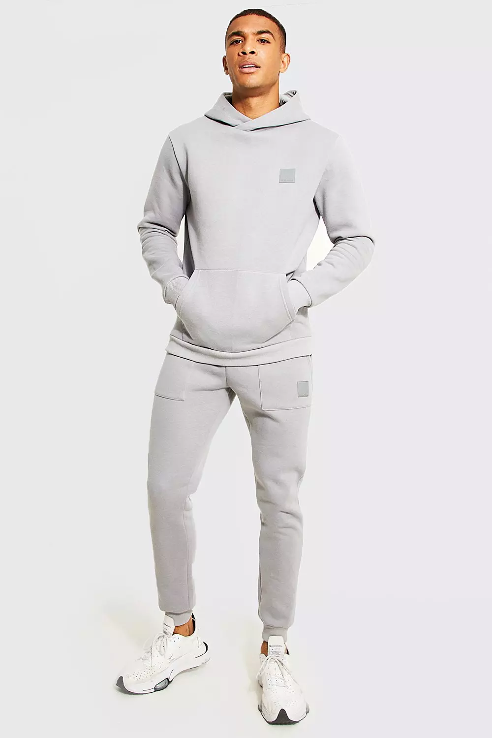 Grey Man Active Gym Hooded Tracksuit alternative image