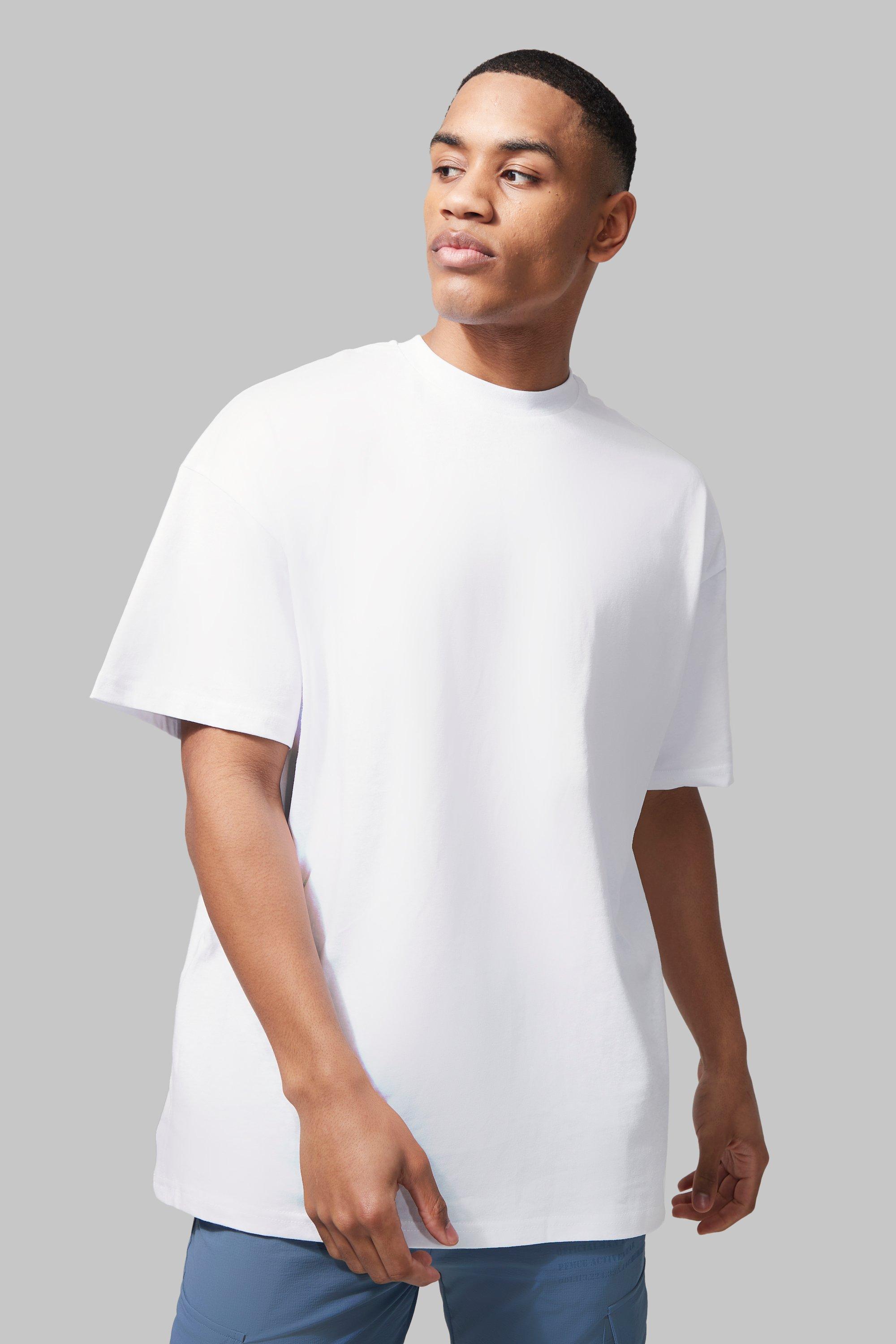 ASOS Oversized T-shirt With Side Split in White for Men