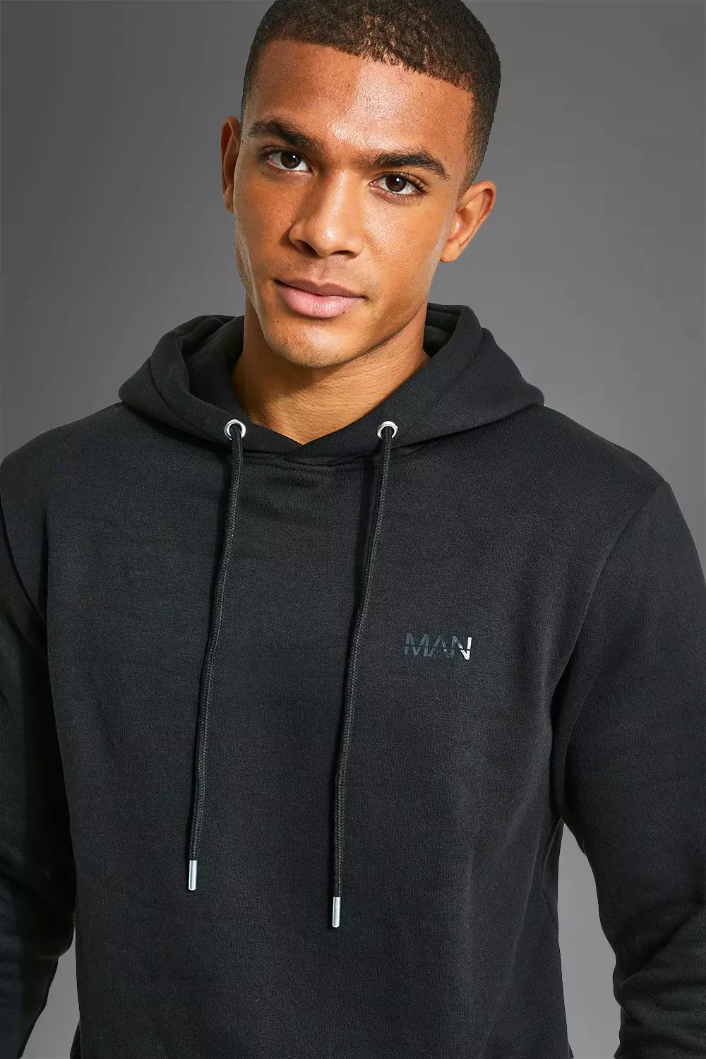 Black Man Active Gym Raw Official Logo Hoodie alternative image