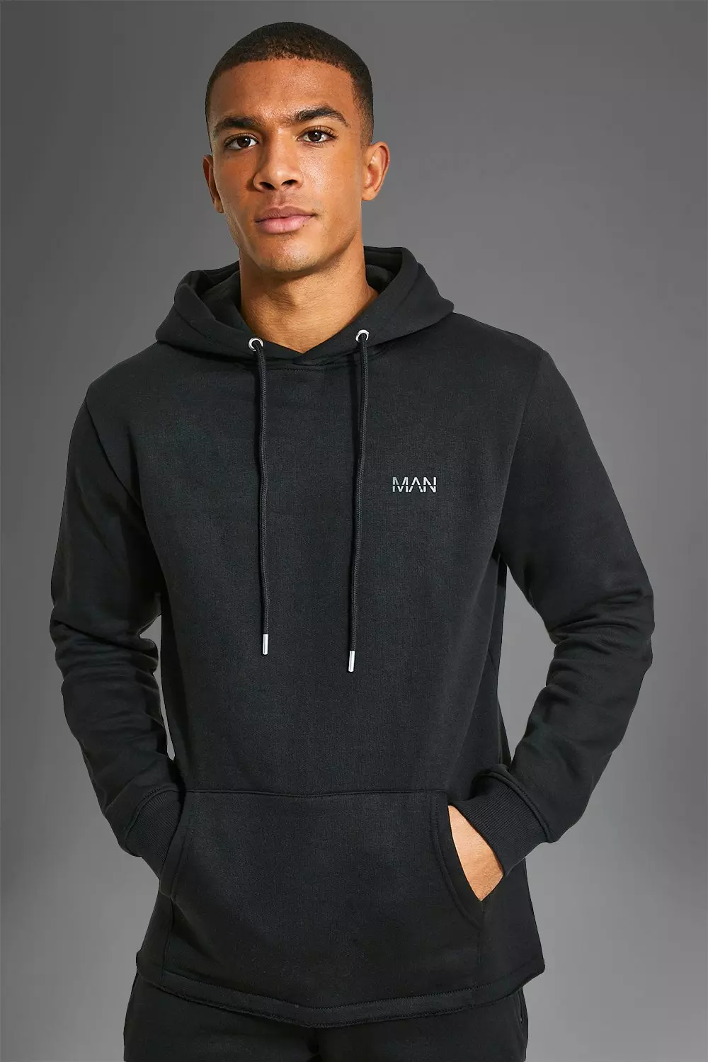 Black Man Active Gym Raw Official Logo Hoodie alternative image