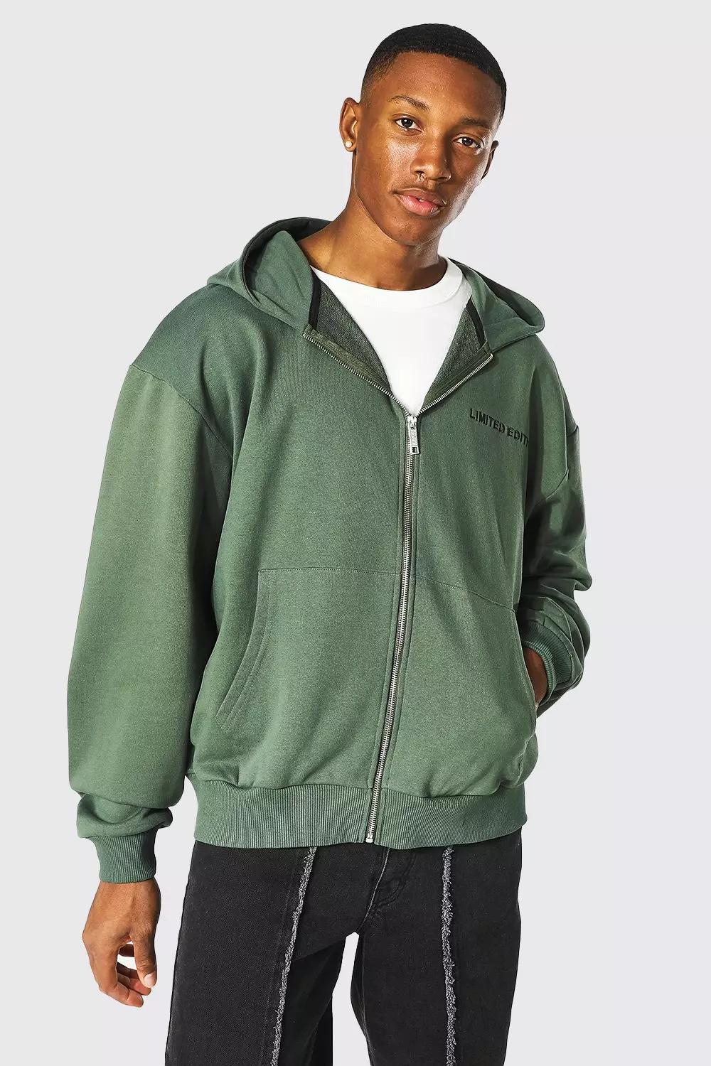 Heavyweight zip up hoodie sale