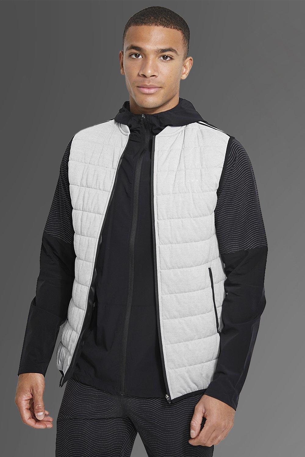 Man Active Gym Textured Body Warmer