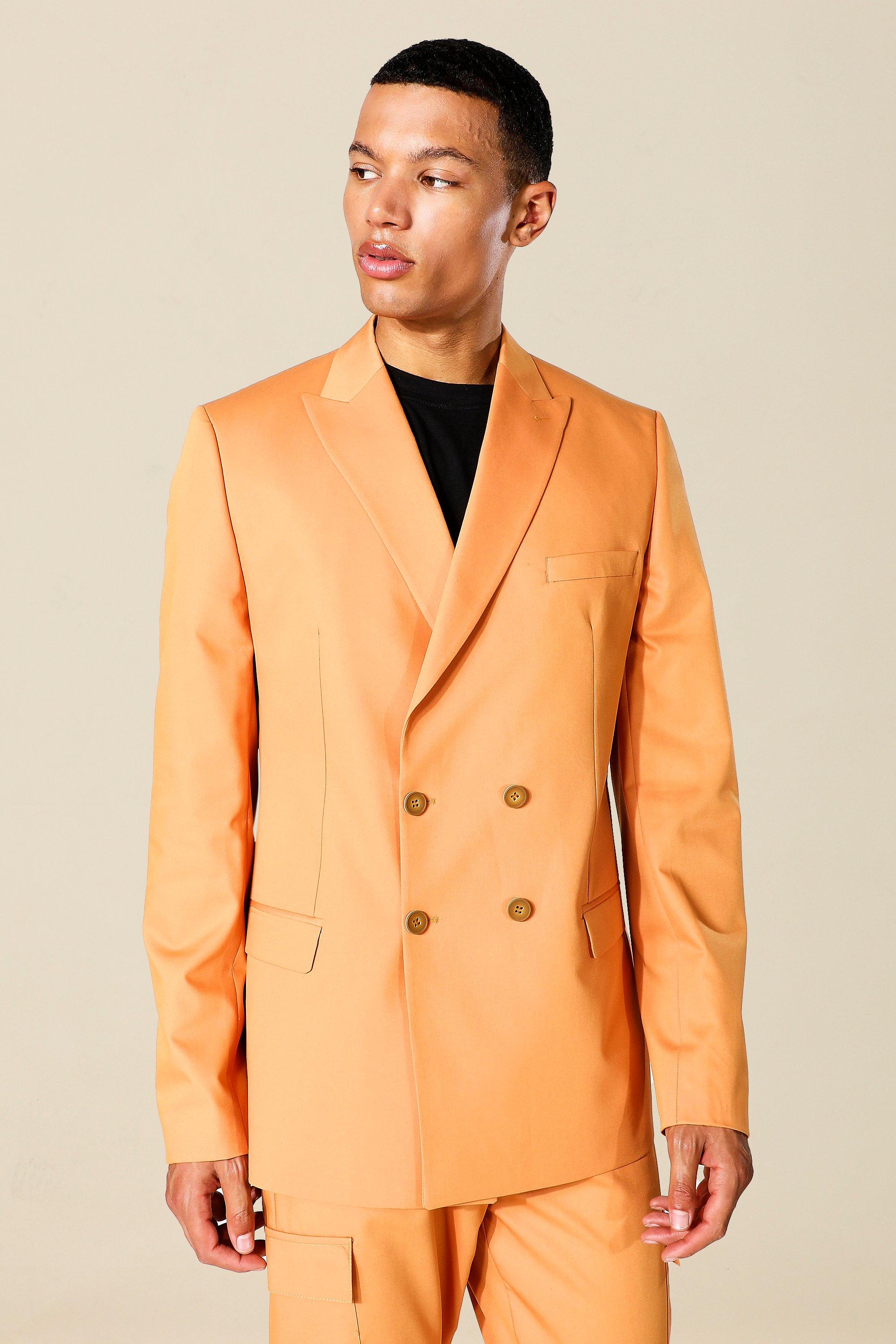 Tall Oversized Double Breasted Suit Jacket | boohooMAN USA