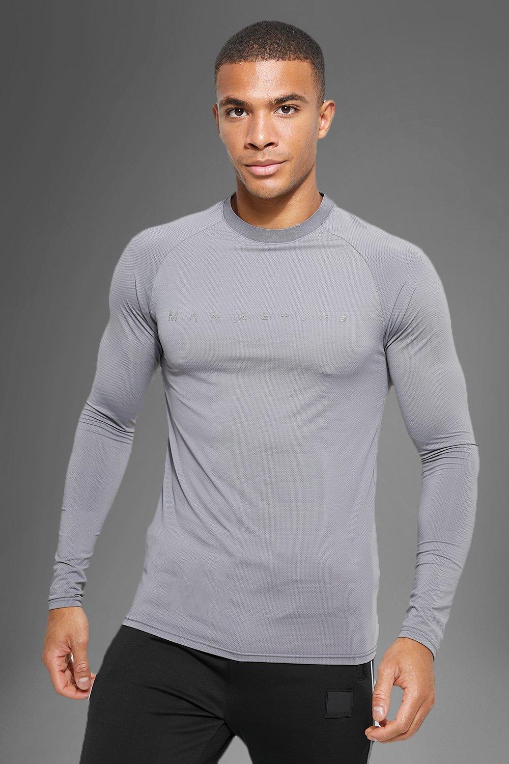 Active Gym Performance Tech Long Sleeve Top | boohooMAN UK