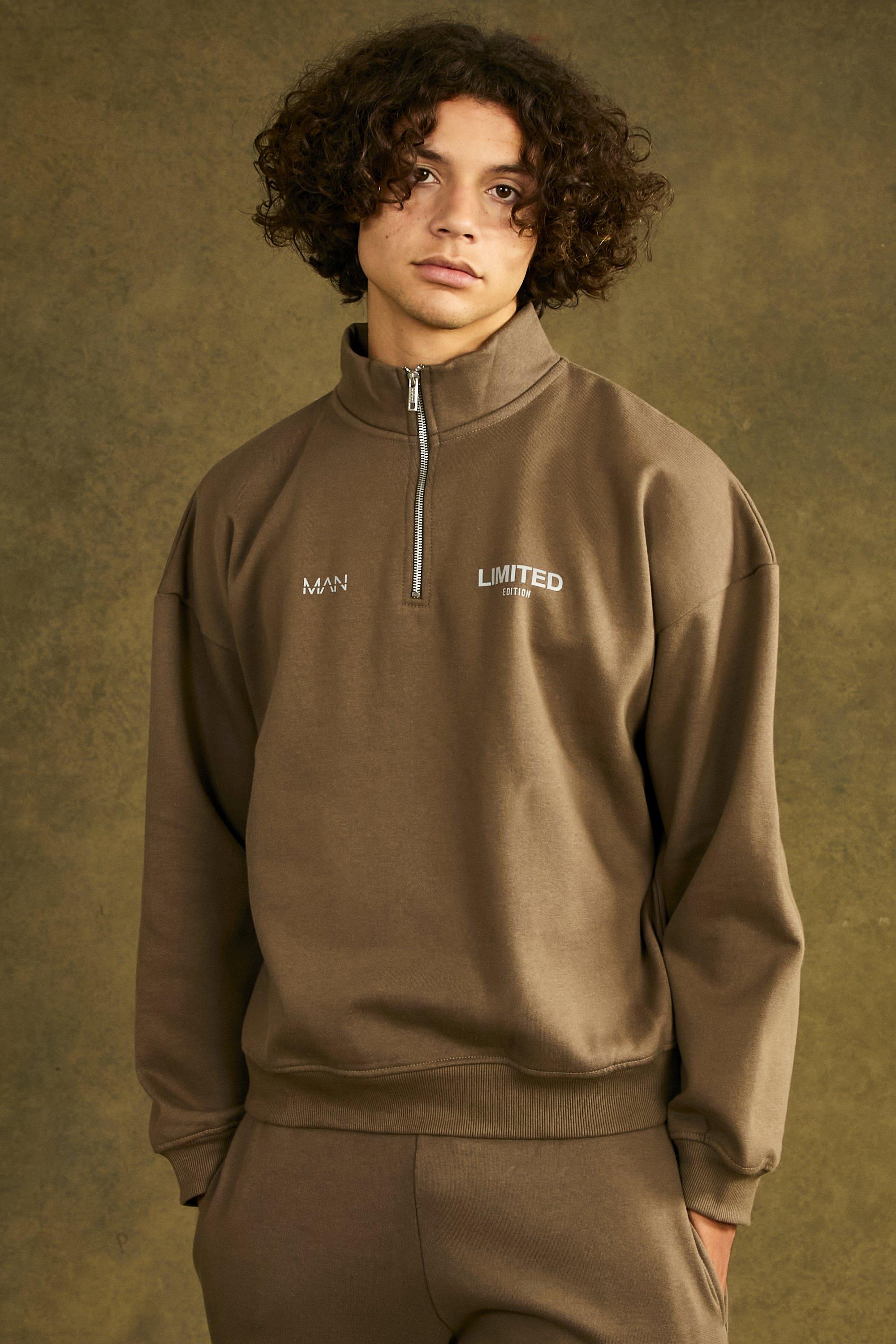 Oversized Heavyweight Limited Half Zip Hoodie