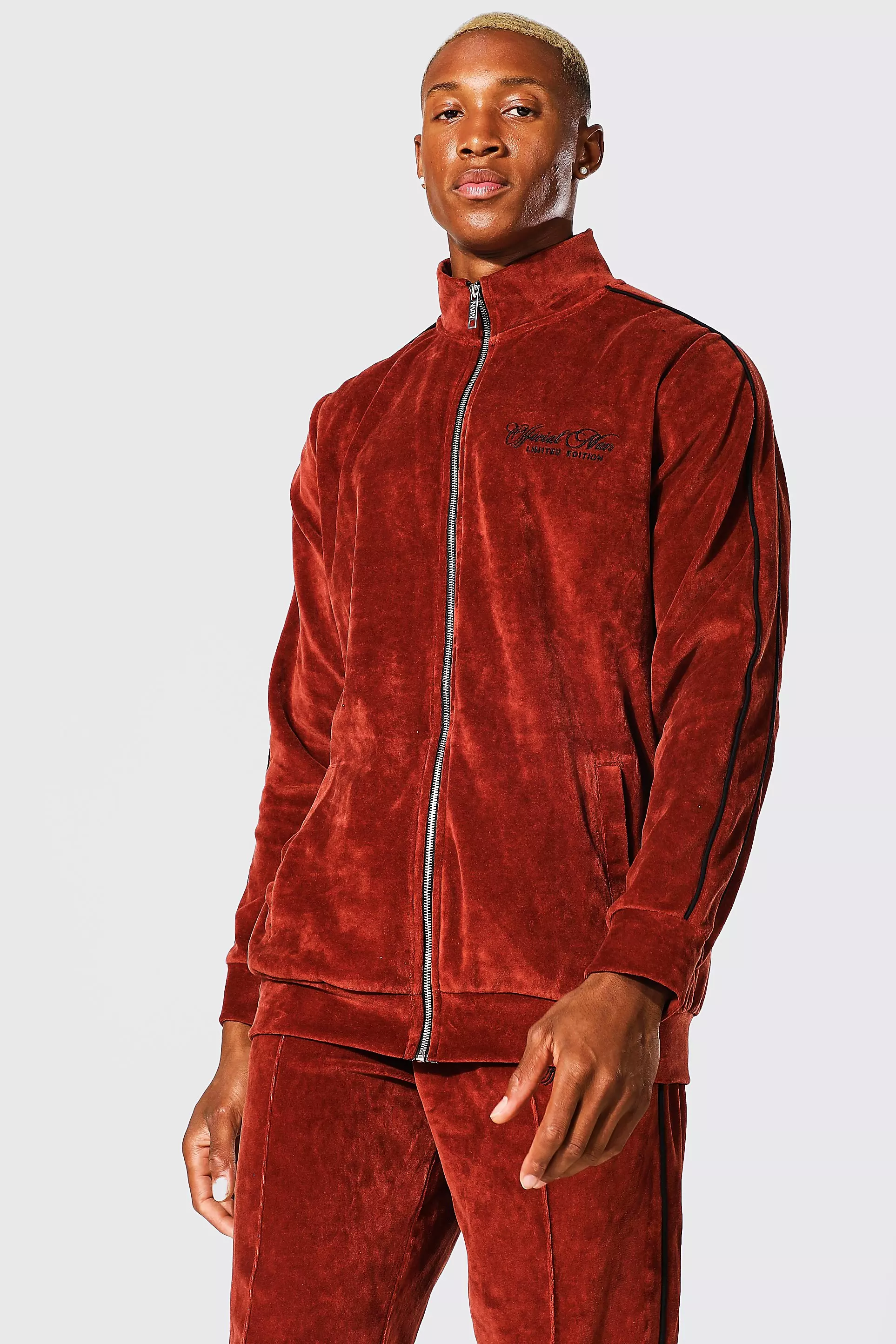 Adidas velour anzug herren online