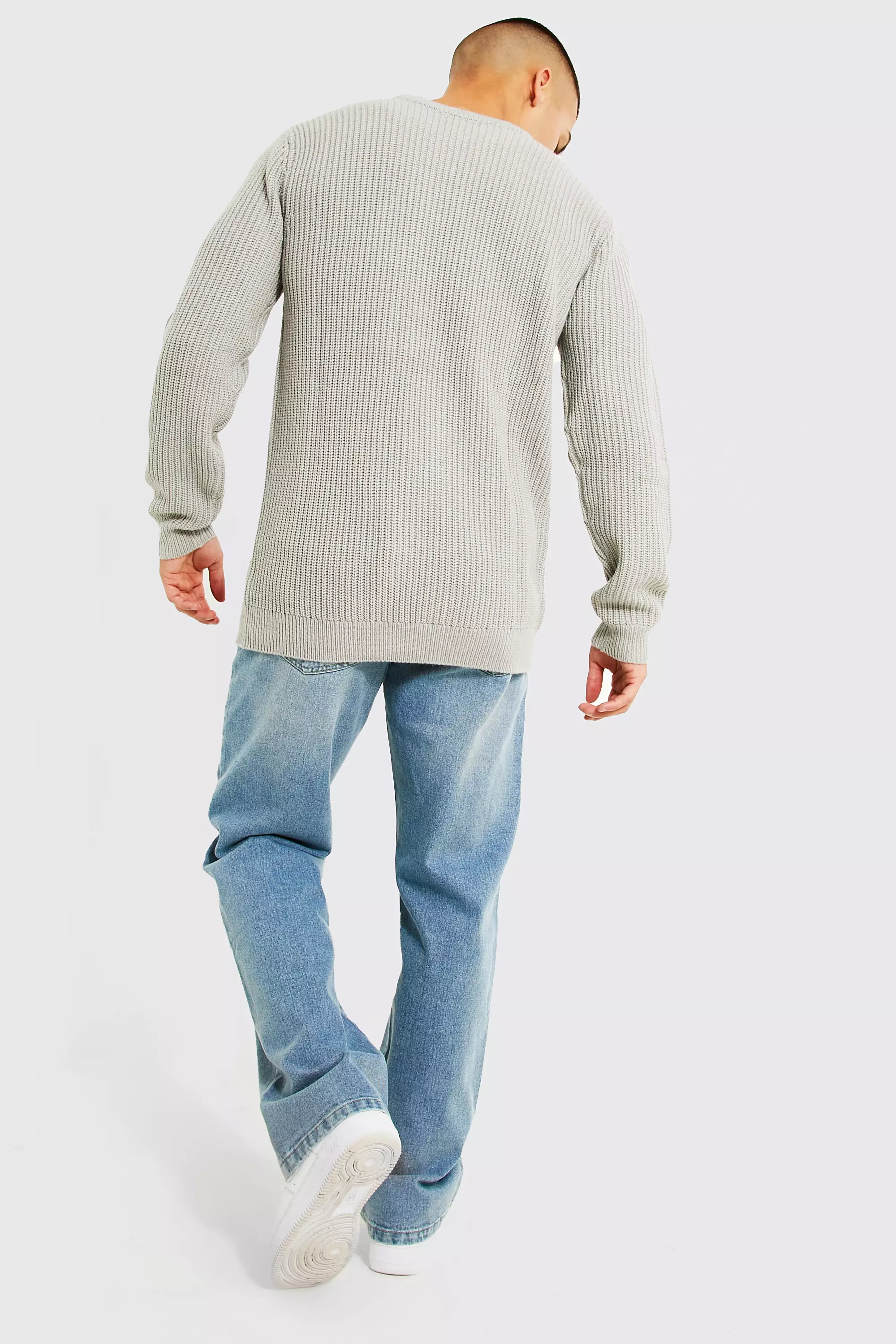 Light blue Relaxed Fit Rigid Flared Jeans alternative image