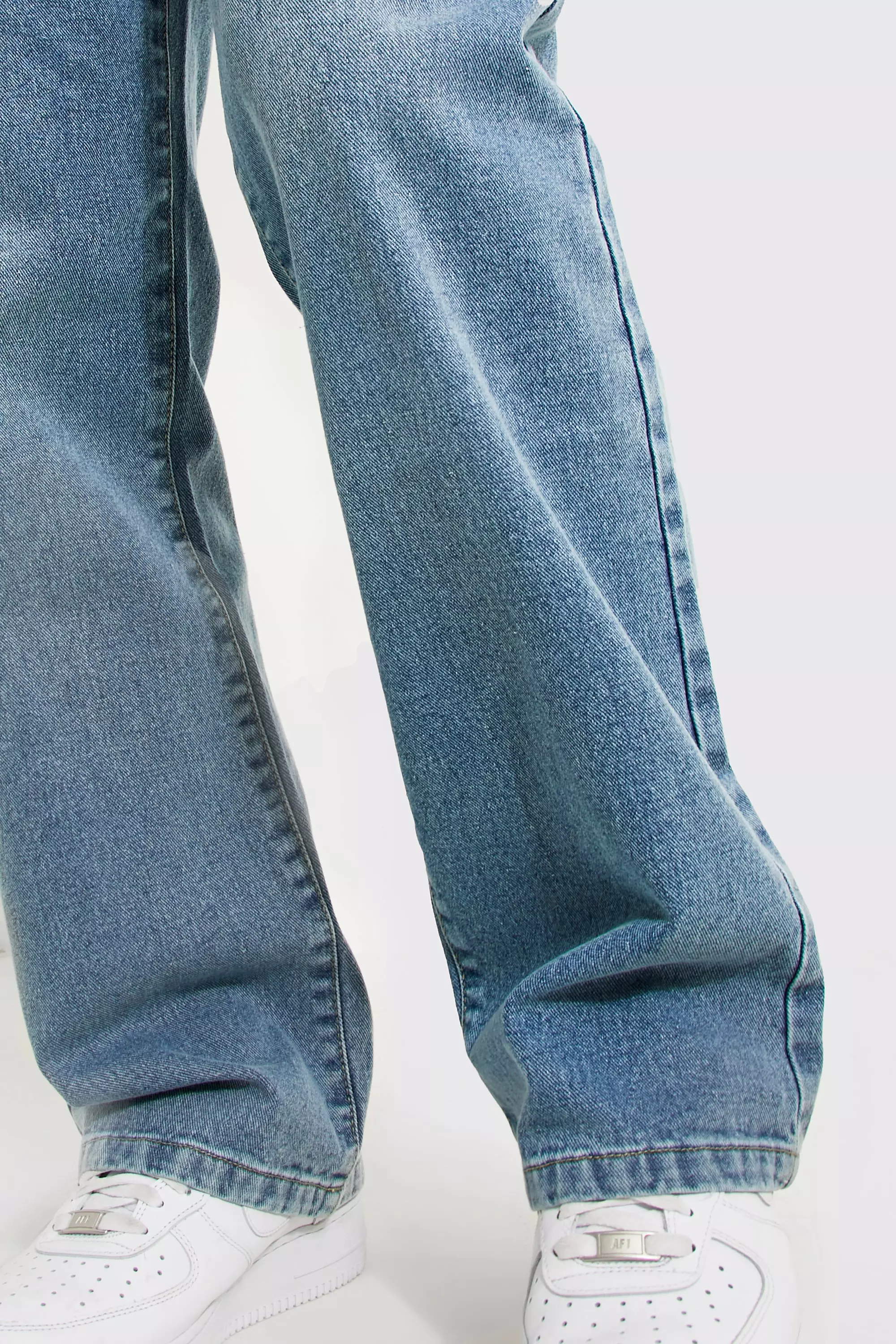 Light blue Relaxed Fit Rigid Flared Jeans alternative image