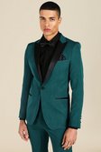 Forest Skinny Tuxedo Single Breasted Suit Jacket