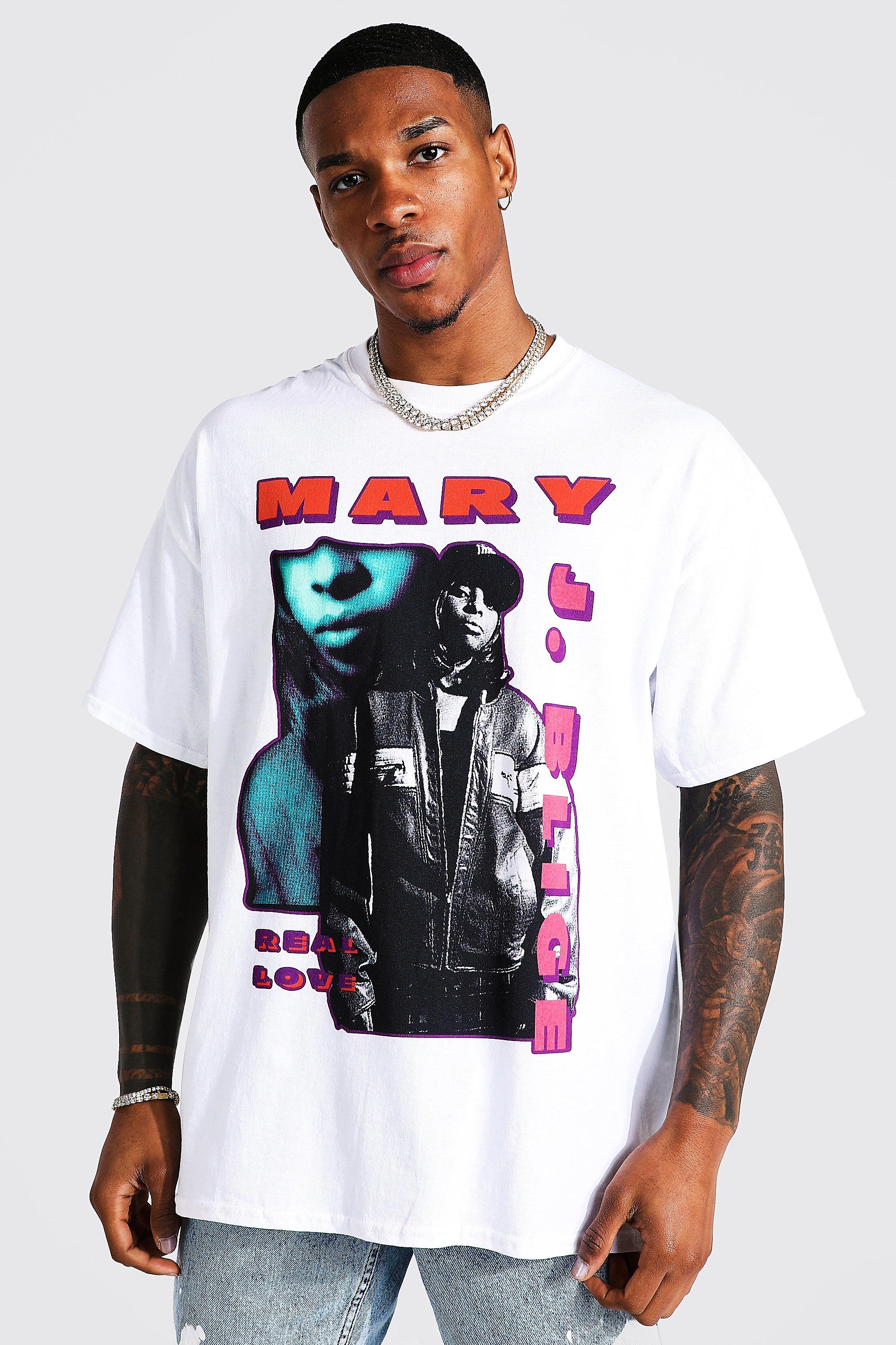 Men's Oversized Mary J Blige License T-shirt