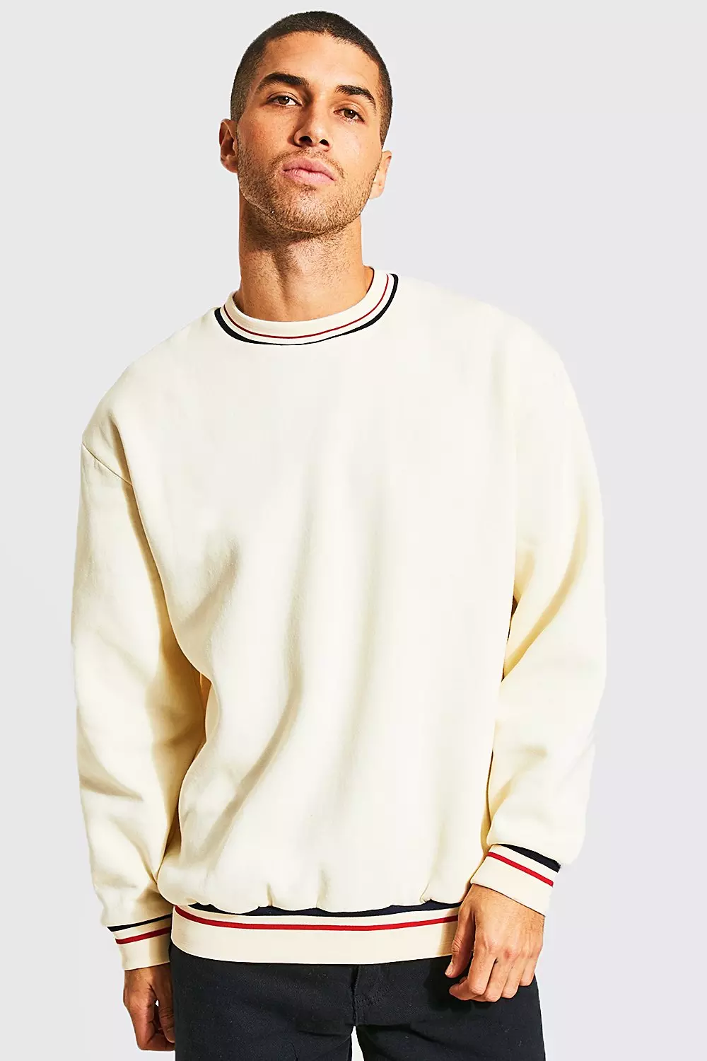 Oversized sports sweatshirt sale