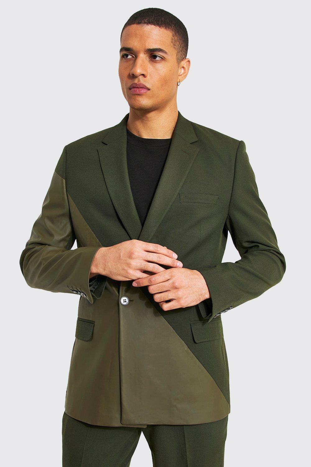 boohooMAN Men's Slim Single Breasted Suit Jacket