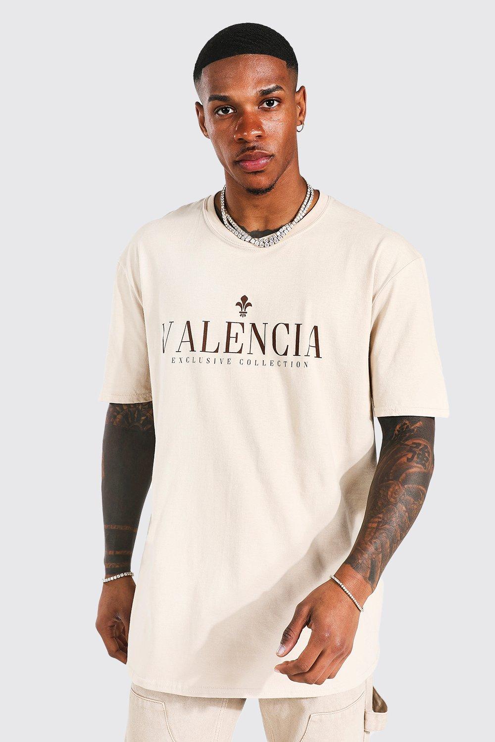 Oversized Valencia Print T-shirt USA