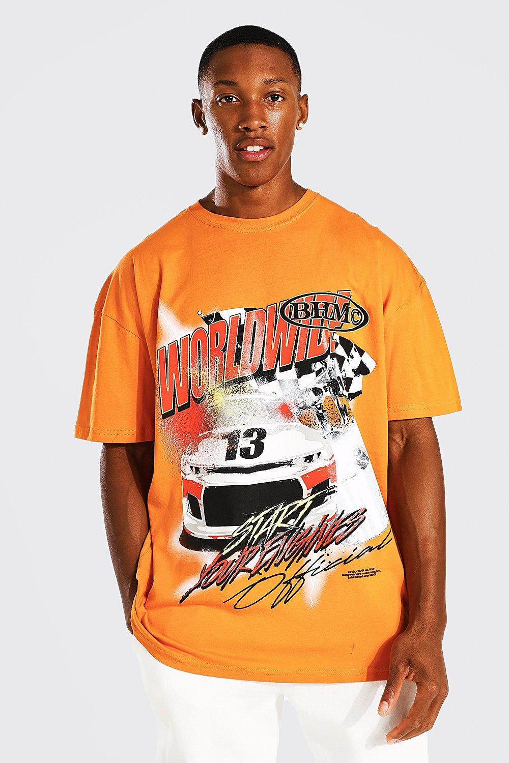 Oversized Car Graphic T-shirt