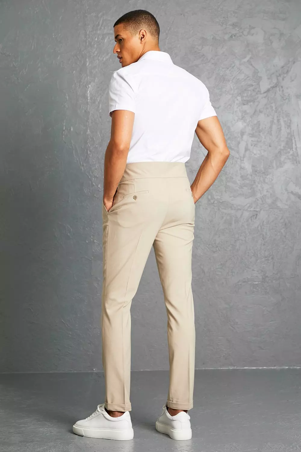 Skinny tailored trousers discount