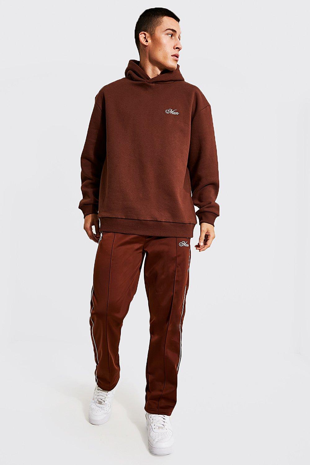 Boohooman discount hooded tracksuit