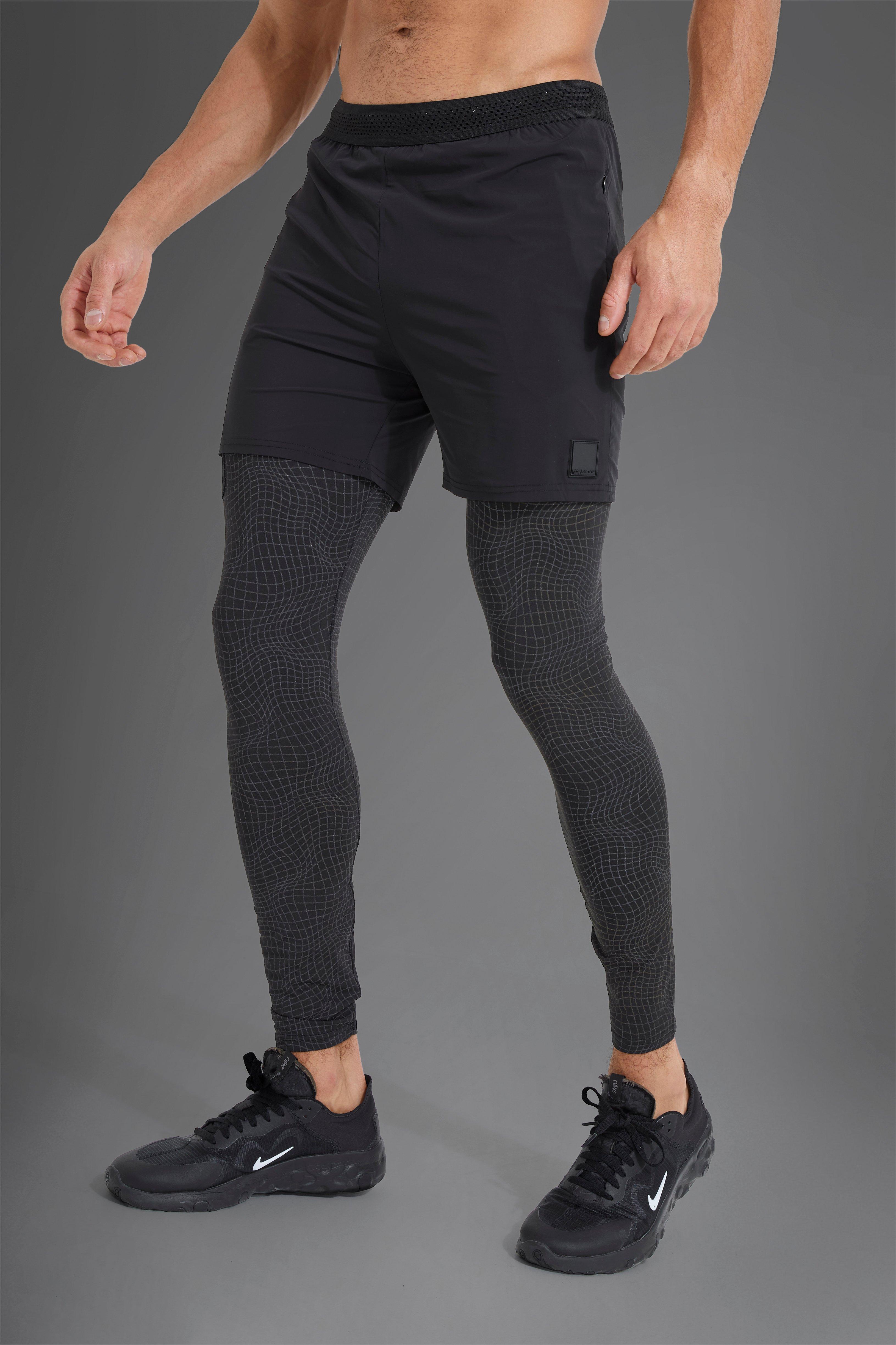 Active Gym Reflective 2-In-1 Short Leggings