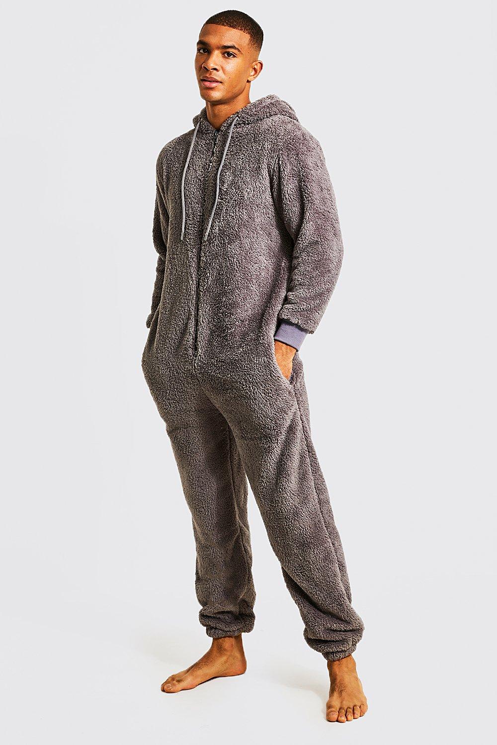 ONWAAR Schep Bewijs Teddy Onesie | boohooMAN