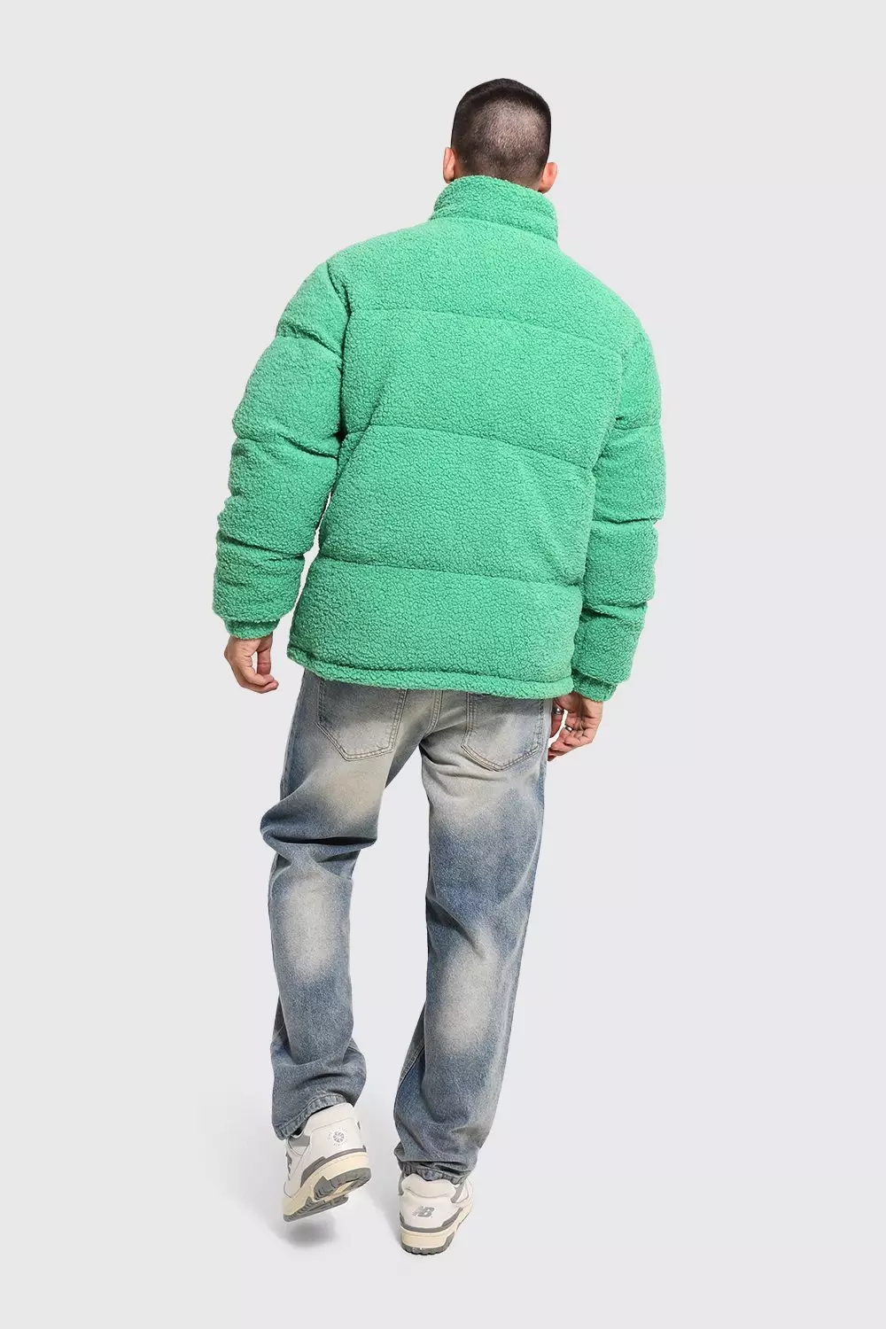 Borg puffer jacket mens hotsell
