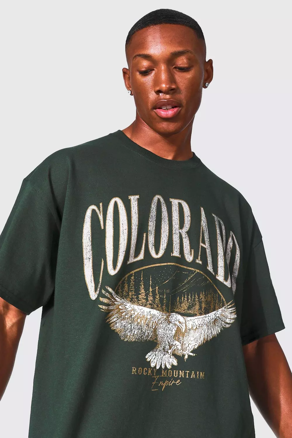 Green Oversized Colorado Varsity T-shirt alternative image