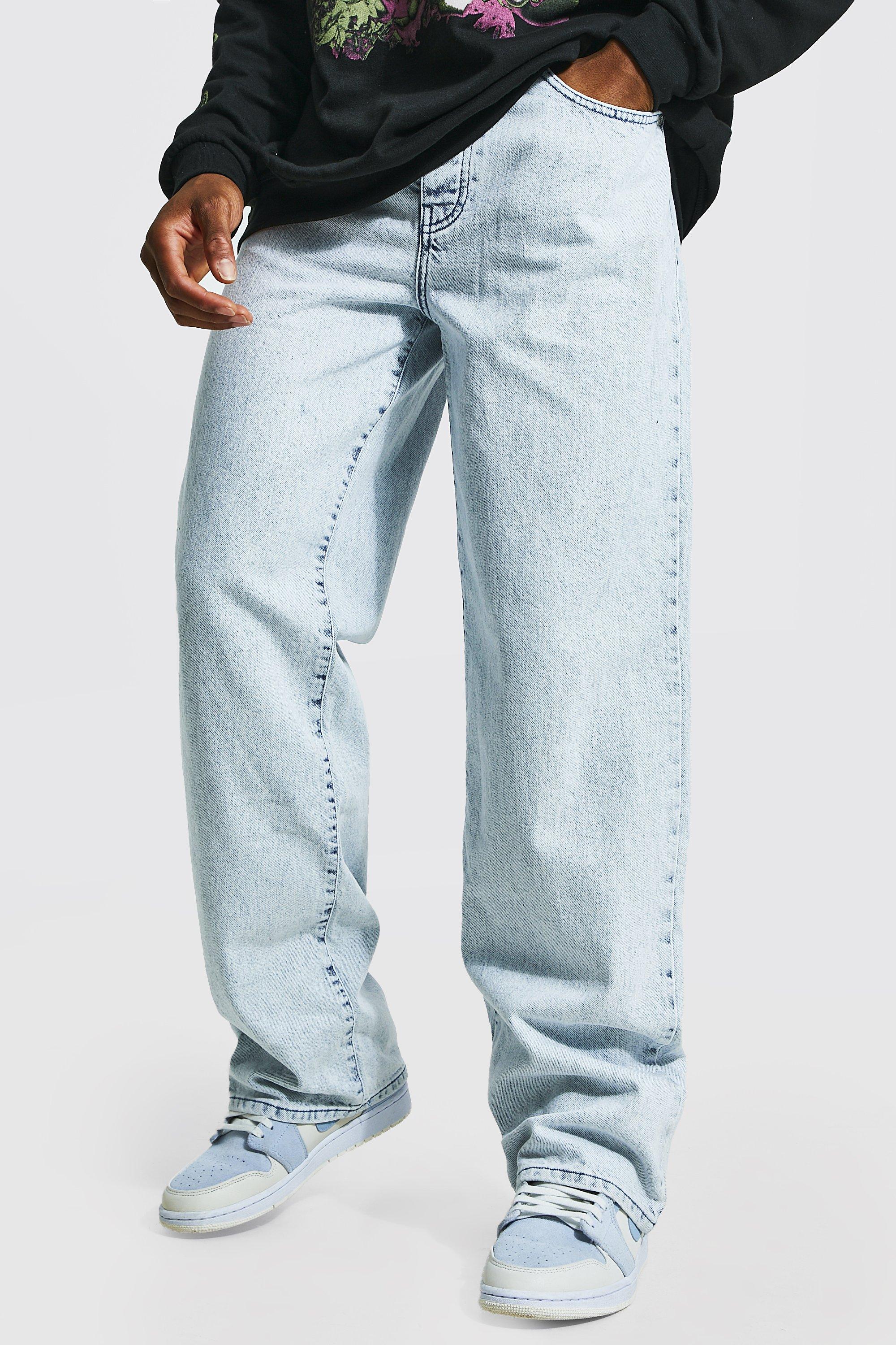 LOOSE FIT LIGHT BLUE JEANS – Dropsize